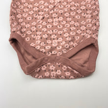 Load image into Gallery viewer, Girls Next, floral cotton bodysuit / romper, EUC, size 000,  