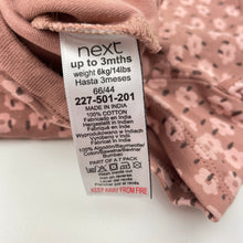 Load image into Gallery viewer, Girls Next, floral cotton bodysuit / romper, EUC, size 000,  