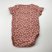 Load image into Gallery viewer, Girls Next, floral cotton bodysuit / romper, EUC, size 000,  