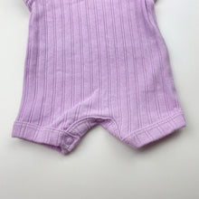 Load image into Gallery viewer, Girls Baby Berry, ribbed summer romper, EUC, size 00000,  