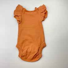 Load image into Gallery viewer, Girls Dymples, ruffle bodysuit / romper, EUC, size 000,  