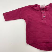 Load image into Gallery viewer, Unisex Baby Berry, waffle cotton long sleeve top, GUC, size 00,  