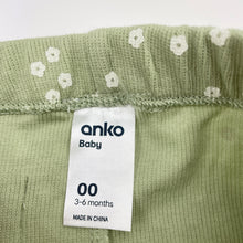 Load image into Gallery viewer, Girls Anko, floral cotton leggings / bottoms, elasticated, EUC, size 00,  