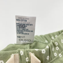 Load image into Gallery viewer, Girls Anko, floral cotton leggings / bottoms, elasticated, EUC, size 00,  