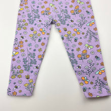 Load image into Gallery viewer, Girls Dymples, organic cotton blend floral leggings, EUC, size 00,  