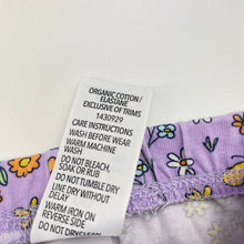 Load image into Gallery viewer, Girls Dymples, organic cotton blend floral leggings, EUC, size 00,  