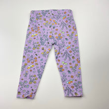 Load image into Gallery viewer, Girls Dymples, organic cotton blend floral leggings, EUC, size 00,  