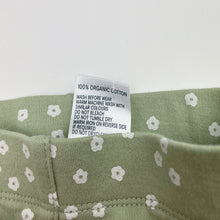 Load image into Gallery viewer, Girls Anko, floral organic cotton leggings / bottoms, EUC, size 000,  