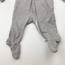 Load image into Gallery viewer, Unisex Target, organic cotton blend zip romper, EUC, size 00000,  