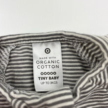 Load image into Gallery viewer, Unisex Target, organic cotton blend zip romper, EUC, size 00000,  