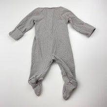 Load image into Gallery viewer, Unisex Target, organic cotton blend zip romper, EUC, size 00000,  