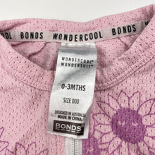 Load image into Gallery viewer, Girls BONDS, WONDERCOOL zip Wondersuit / zippy / romper, EUC, size 000,  