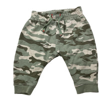 Load image into Gallery viewer, Boys Anko, camo print pants / bottoms, elasticated, GUC, size 000,  