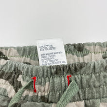 Load image into Gallery viewer, Boys Anko, camo print pants / bottoms, elasticated, GUC, size 000,  