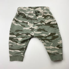 Load image into Gallery viewer, Boys Anko, camo print pants / bottoms, elasticated, GUC, size 000,  