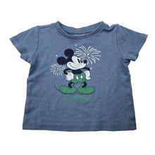 Load image into Gallery viewer, Boys Disney, Mickey Mouse cotton pyjama top, FUC, size 0,  