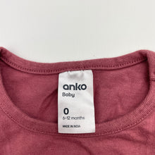 Load image into Gallery viewer, Girls Anko, broderie trim cottonlong sleeve top, GUC, size 0,  