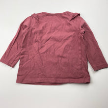 Load image into Gallery viewer, Girls Anko, broderie trim cottonlong sleeve top, GUC, size 0,  