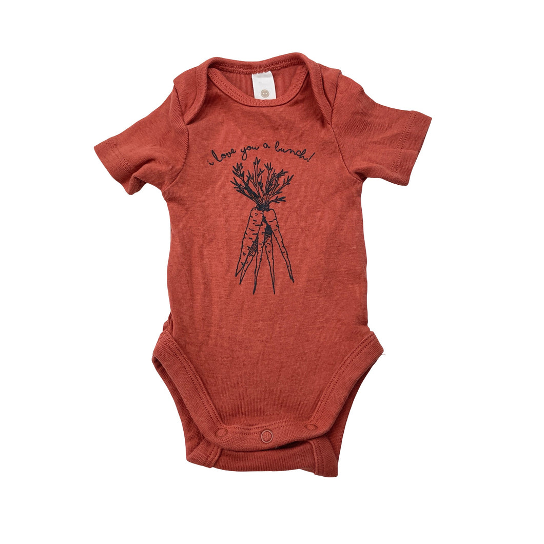 Unisex Dymples, organic cotton bodysuit / romper, EUC, size 00000,  