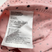 Load image into Gallery viewer, Girls H&amp;M, organic cotton long sleeve top, EUC, size 0000,  