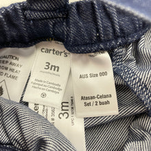 Load image into Gallery viewer, Girls Carter&#39;s, lightweight stretchy overalls dress, EUC, size 000, L: 32cm