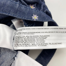 Load image into Gallery viewer, Girls Carter&#39;s, lightweight stretchy overalls dress, EUC, size 000, L: 32cm