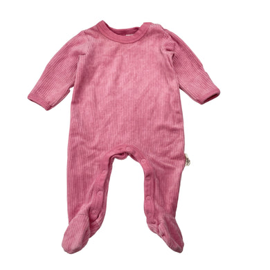 Girls Baby Berry, ribbed velour coverall / romper, EUC, size 000,  
