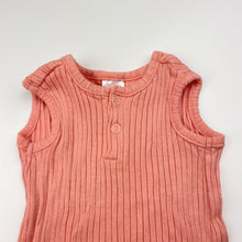 Load image into Gallery viewer, Girls Anko, ribbed cotton summer romper, EUC, size 000,  