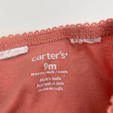 Load image into Gallery viewer, Girls Carter's, cotton bodysuit / romper, GUC, size 0,  