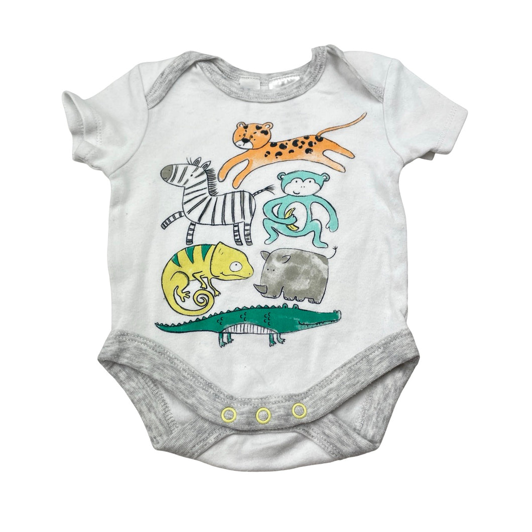 Unisex Dymples, cotton bodysuit / romper, EUC, size 0000,  