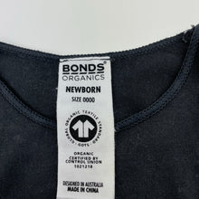 Load image into Gallery viewer, Unisex BONDS, ORGANICS bodysuit / romper, EUC, size 0000,  