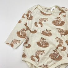 Load image into Gallery viewer, Unisex Wilson + Frenchy, stretchy bodysuit / romper (small marks right elbow), FUC, size 00,  