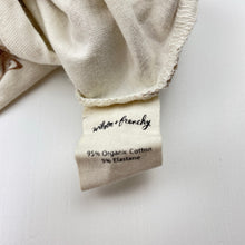 Load image into Gallery viewer, Unisex Wilson + Frenchy, stretchy bodysuit / romper (small marks right elbow), FUC, size 00,  