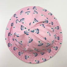 Load image into Gallery viewer, Girls Target, floral sun / swim hat, EUC, size 2,  