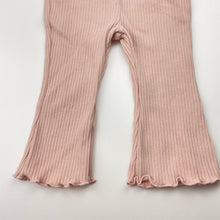 Load image into Gallery viewer, Girls Baby Berry, ribbed stretchy leggings / bottoms, EUC, size 00,  