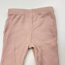 Load image into Gallery viewer, Girls Baby Berry, ribbed stretchy leggings / bottoms, EUC, size 00,  