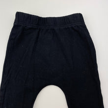 Load image into Gallery viewer, Unisex Favourites, black stretchy leggings / bottoms, EUC, size 0,  
