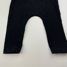 Load image into Gallery viewer, Unisex Favourites, black stretchy leggings / bottoms, EUC, size 0,  