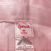 Load image into Gallery viewer, Girls Sprout, stretchy footed leggings / bottoms (small light marks), FUC, size 00,  