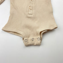 Load image into Gallery viewer, Girls ribbed , stretchy bodysuit / romper, EUC, size 000,  
