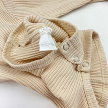 Load image into Gallery viewer, Girls ribbed , stretchy bodysuit / romper, EUC, size 000,  