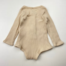 Load image into Gallery viewer, Girls ribbed , stretchy bodysuit / romper, EUC, size 000,  