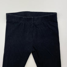 Load image into Gallery viewer, Unisex Anko, black stretchy leggings / bottoms, GUC, size 00,  