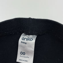 Load image into Gallery viewer, Unisex Anko, black stretchy leggings / bottoms, GUC, size 00,  