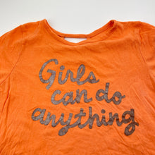 Load image into Gallery viewer, Girls OLD NAVY, orange cotton tee / top, FUC, size 8,  