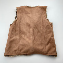 Load image into Gallery viewer, Girls Pumpkin Patch, embroidered faux suede vest, EUC, size 8,  