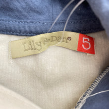 Load image into Gallery viewer, Boys Lily &amp; Dan, soft feel, fleece-lined cotton hoodie sweater, NEW, size 5,  