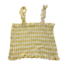 Load image into Gallery viewer, Girls KID, shirred linen / viscose summer top, EUC, size 12,  