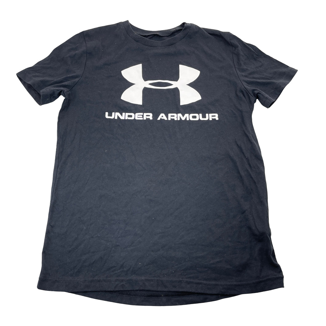 Unisex UNDER ARMOUR, loose fit HEATGEAR sports / activewear top, EUC, size 10-11,  