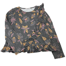 Load image into Gallery viewer, Girls COUNTRY ROAD, floral cotton long sleeve top (wash fade), FUC, size 8,  